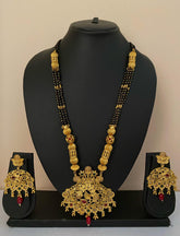 Gold Plated Designer Long Golden Mangalsutra For Women By Gehna Shop Mangalsutras